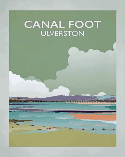 Canal Foot Ulverston Poster Paint By Numbers