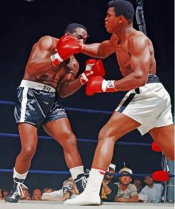 Cassius Clay vs Sonny Liston Paint By Numbers