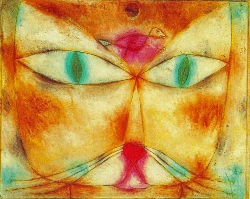 Cat And Bird Paul Klee Paint By Numbers