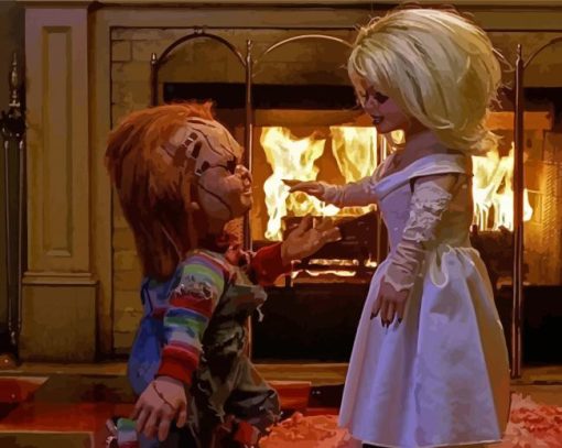 Chucky Bride Movie Paint By Numbers