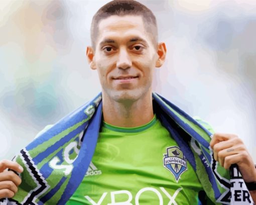 Clint Dempsey American Soccer Player Paint By Numbers