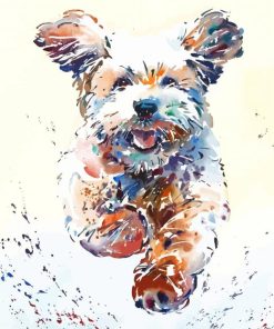 Cockapoo Dog Art Paint By Numbers