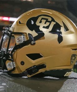 Colorado Buffaloes Team Helmet Paint By Numbers