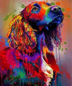 Colorful Spaniel Paint By Numbers