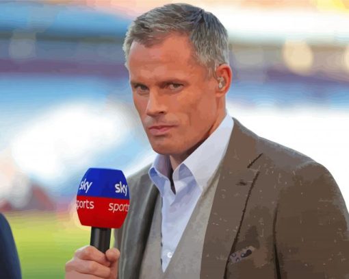 Commentator Jamie Carragher Paint By Numbers