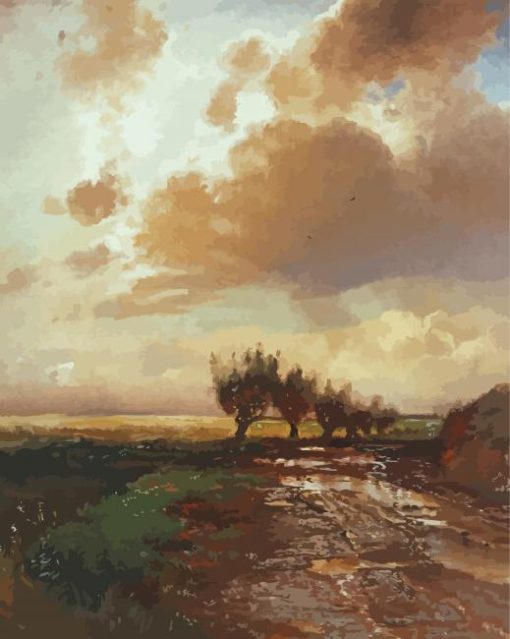 Country Road Savrasov Paint By Numbers