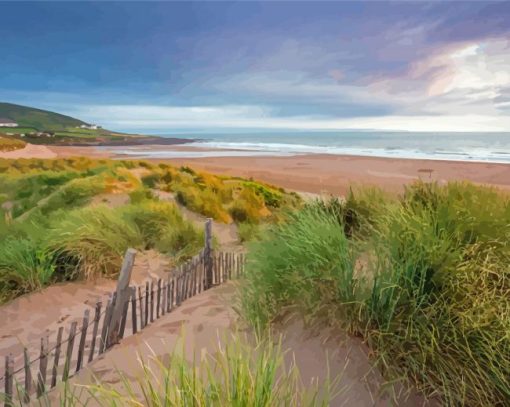 Croyde Beach Paint By Numbers