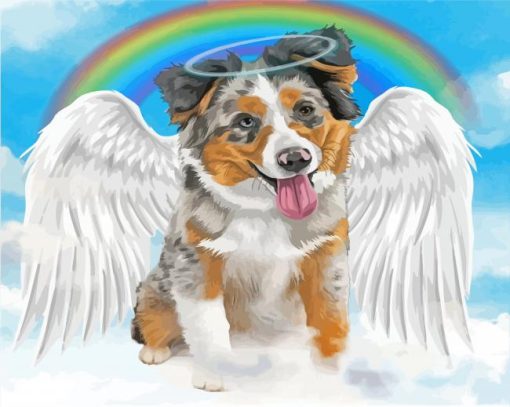 Dog Angel Art Paint By Numbers