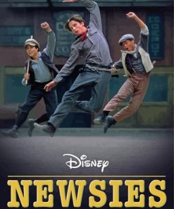 Disney Film Poster Newsies Paint By Numbers