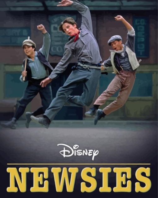 Disney Film Poster Newsies Paint By Numbers