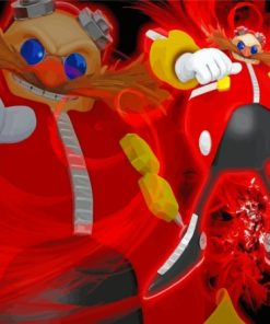 Dr Eggman Art Paint By Numbers