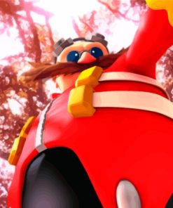 Dr Eggman Character Paint By Numbers