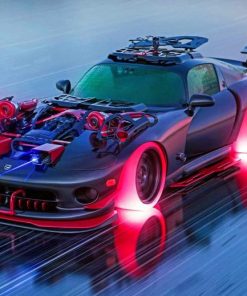 Dodge Viper Concept Car Paint By Numbers