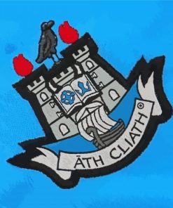 Dublin Gaa Logo Paint By Numbers