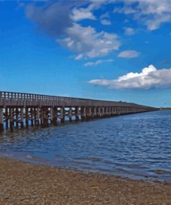 Duxbury Massachusetts Beach Paint By Numbers