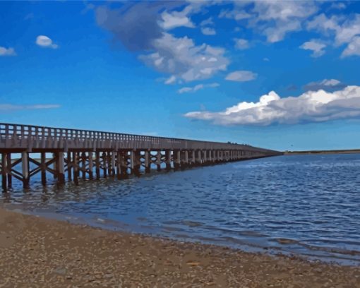 Duxbury Massachusetts Beach Paint By Numbers