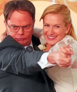 Dwight And Angela Paint By Numbers