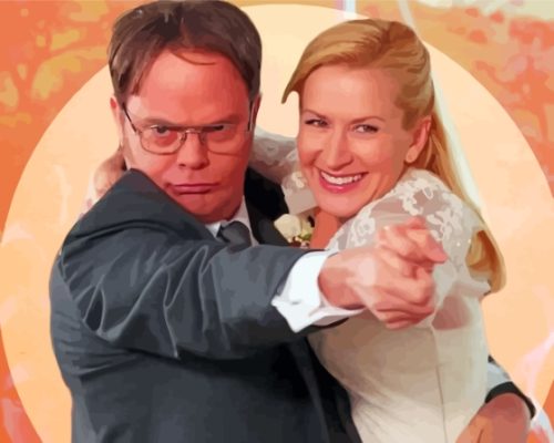 Dwight And Angela Paint By Numbers