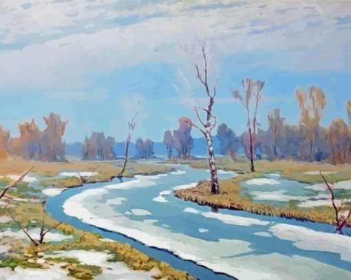 Early Spring Kuindzhi Paint By Numbers