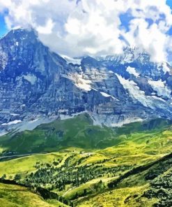 Eiger Landscape Paint By Numbers