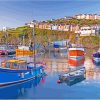 England Cornwall Fishing Boats Paint By Numbers