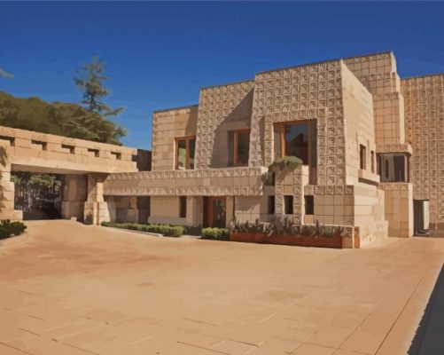 Ennis House Building Paint By Numbers