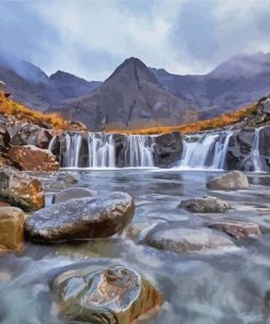 Fairy Pools Landscape Paint By Numbers