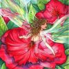 Fairy With Flowers Paint By Numbers