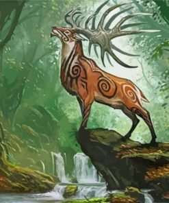 Fantasy Deer Paint By Numbers