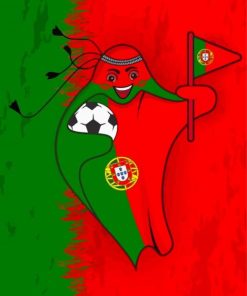 Fifa Mascot Portugal Paint By Numbers