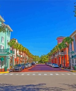 Florida Kissimmee City Paint By Numbers