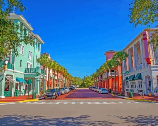 Florida Kissimmee City Paint By Numbers