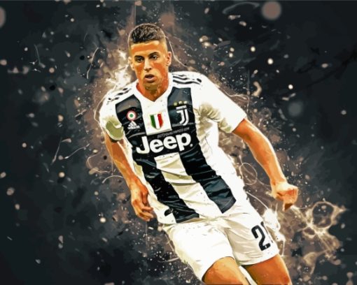 Footballer Joao Cancelo Art Paint By Numbers