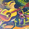 Frog Singing With Guitar Paint By Numbers