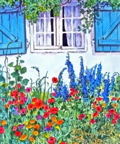 Garden Window Paint By Numbers