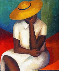 Girl In Yellow Hat Paint By Numbers