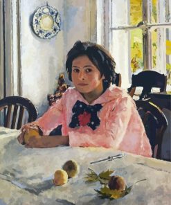 Girl With Peaches Serov Paint By Numbers