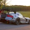 Grey Dodge Viper With Sunset View Paint By Numbers