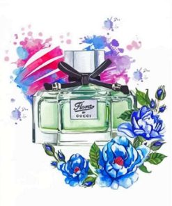 Gucci Perfume Bottle Art Paint By Numbers