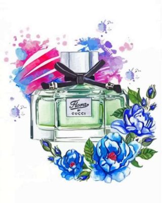 Gucci Perfume Bottle Art Paint By Numbers