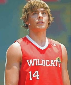 High School Musical Troy Bolton Paint By Numbers