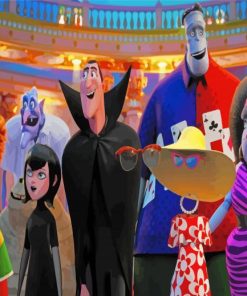 Hotel Transylvania Film Characters Paint By Numbers