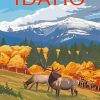 Idaho Poster Paint By Numbers