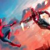 Iron Man Spider Man Paint By Numbers