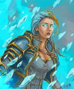 Jaina Proudmoore Art Paint By Numbers