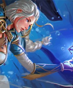 Jaina Proudmoore Warcraft Paint By Numbers