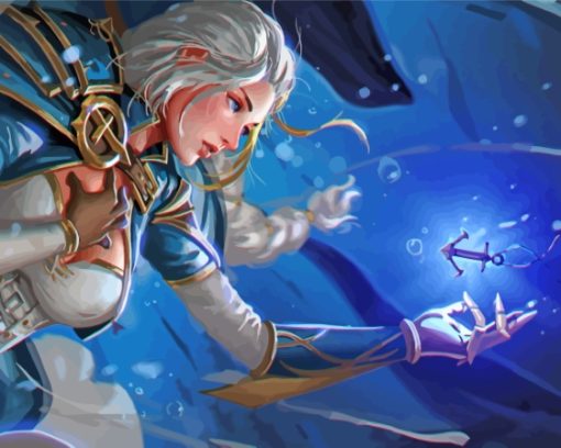 Jaina Proudmoore Warcraft Paint By Numbers