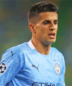 Joao Cancelo Manchester City Player Paint By Numbers