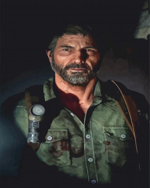 Joel Miller The Last Of Us Game Paint By Numbers