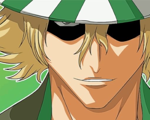 Kisuke Urahara Face Paint By Numbers